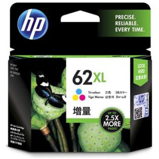 Hp 62xl Tri - colour High Yield Ink Cartridge