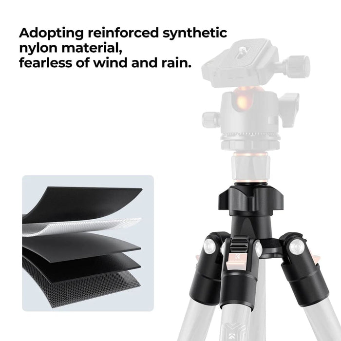 63.78 Inch Carbon Fiber Camera Tripod For Dslr Portable
