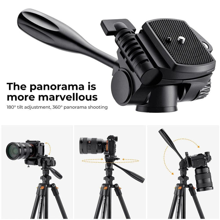 63.8 Inch Dslr Camera Tripod Portable Aluminum Travel Phone