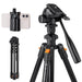 63.8 Inch Dslr Camera Tripod Portable Aluminum Travel Phone
