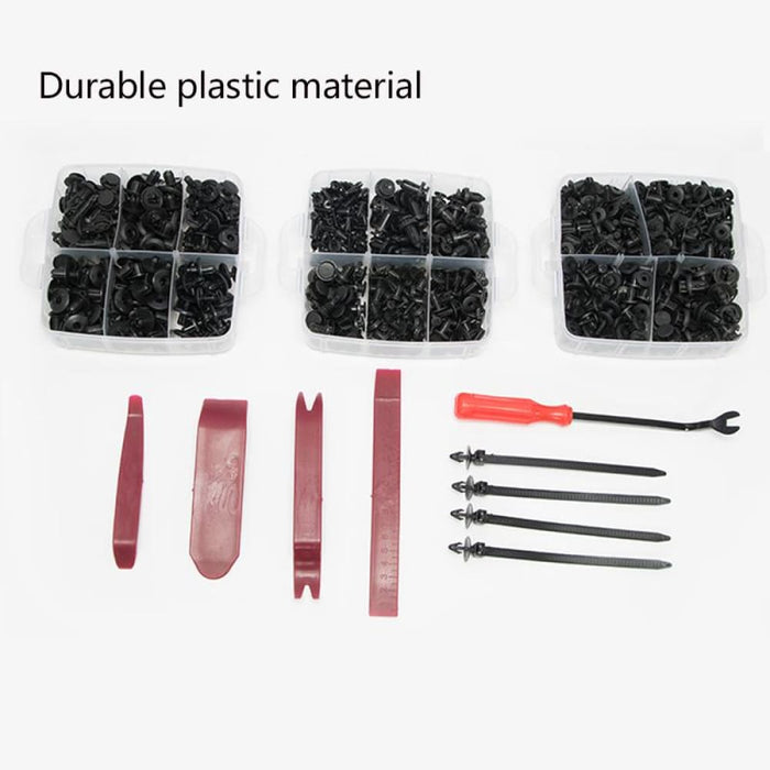 635pcs Car Mounting Clips Door Trim Universal Bumper Rivet