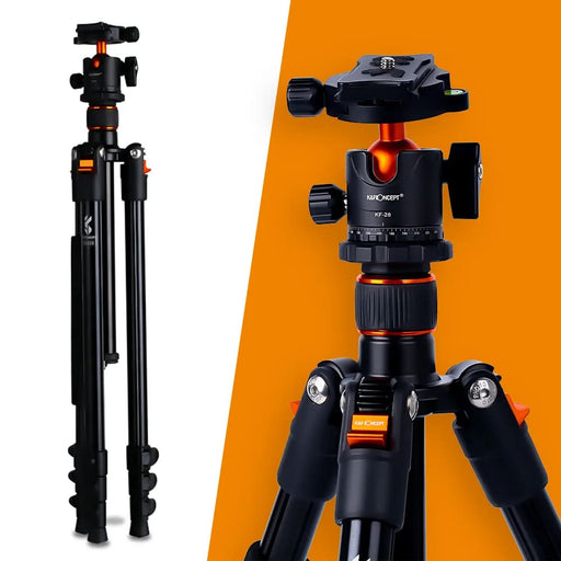 64.17 Inch Camera Tripod For Dslr Portable Compact Aluminum