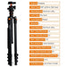 64.17 Inch Camera Tripod For Dslr Portable Compact Aluminum