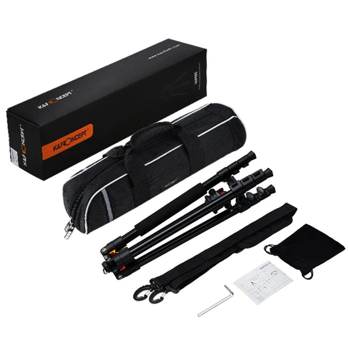 64.17 Inch Camera Tripod For Dslr Portable Compact Aluminum