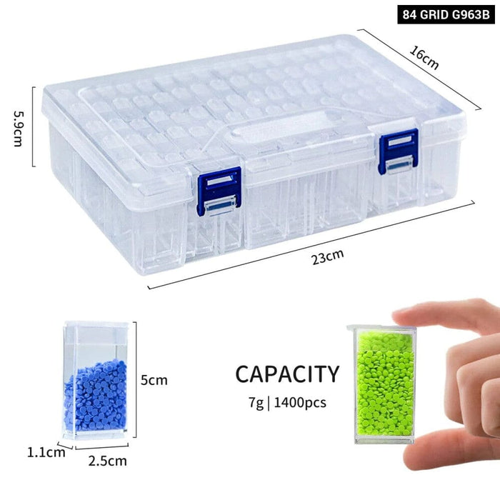 64 84 Grid Diamond Painting Storage Box
