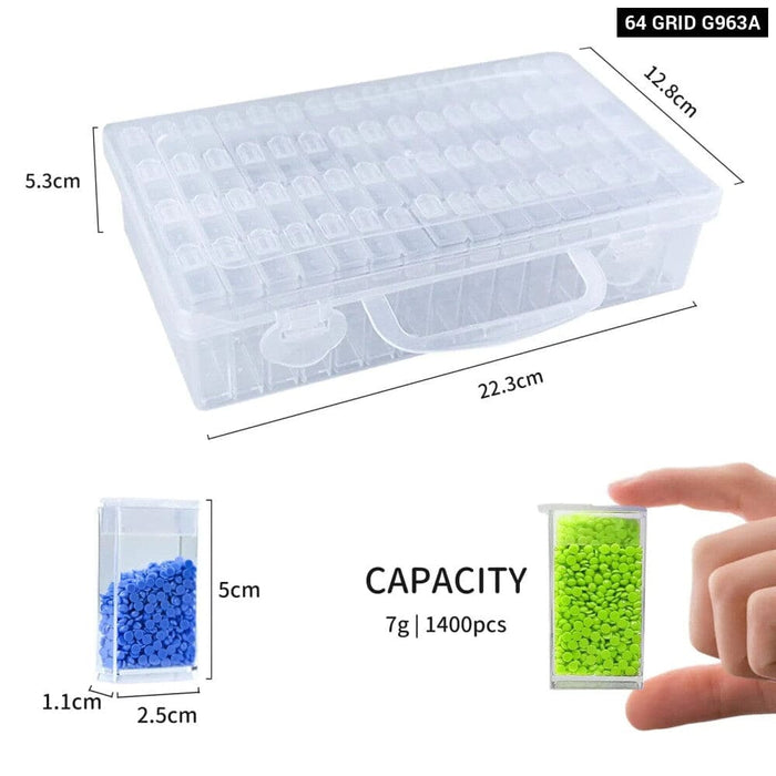 64 84 Grid Diamond Painting Storage Box
