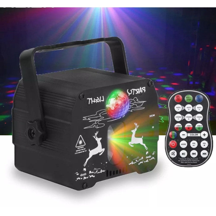 64 Patterns Mini Dj Disco Red Green Laser Light Projector