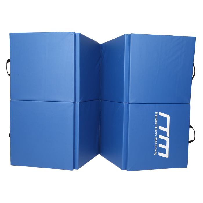 240 x 122 x 4 cm Exercise Mat -  Blue