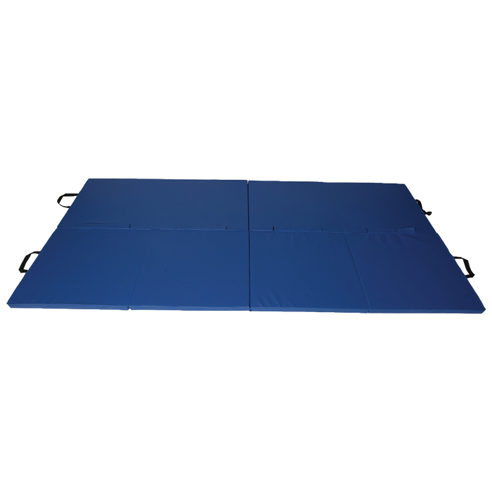 240 x 122 x 4 cm Exercise Mat -  Blue