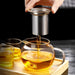650ml Heat Resistant Glass Teapot For Tea