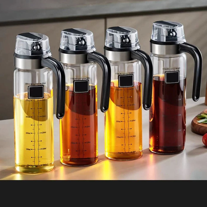 650ml Transparent Oil Bottle With Handle