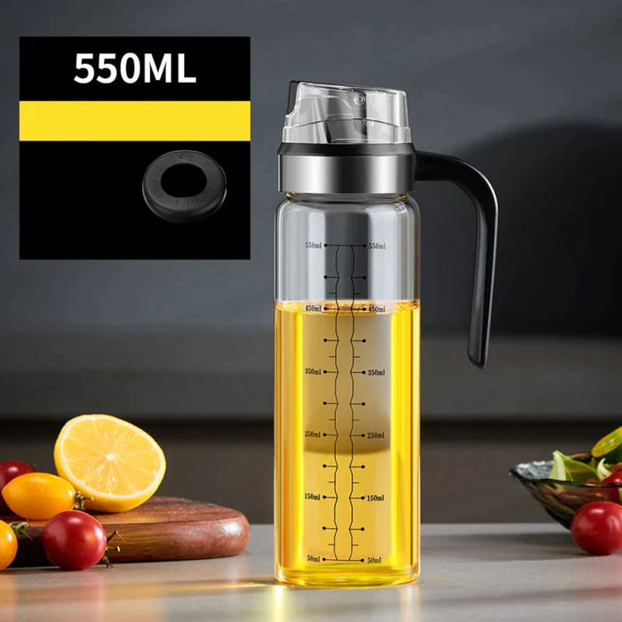 650ml Transparent Oil Bottle With Handle