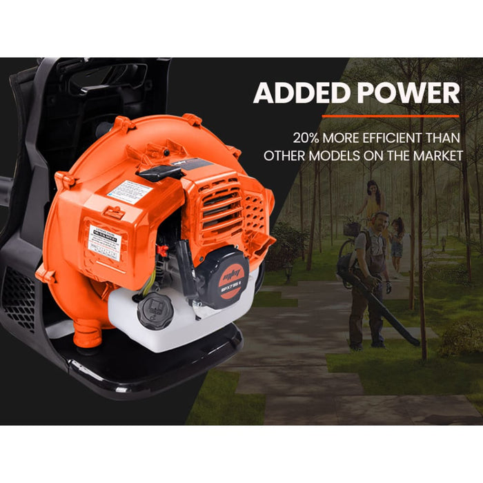 65cc Petrol Backpack Leaf Blower - Commercial 2 Stroke