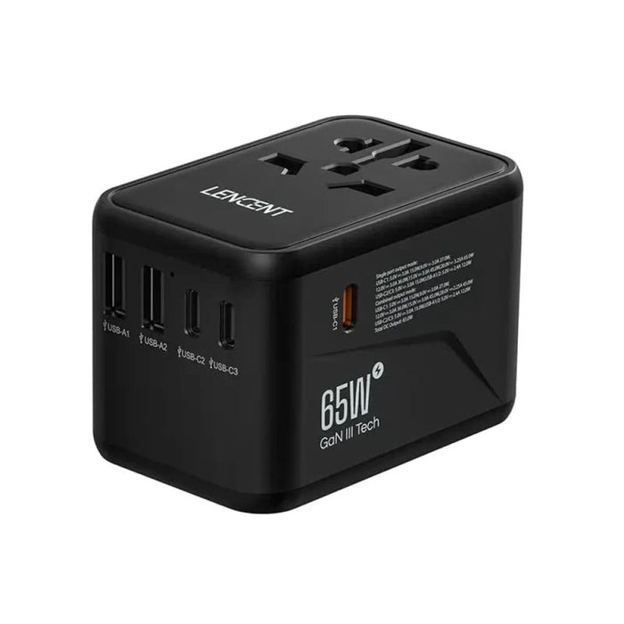 65w/100w Gan Travel Adapter With Fast Charging