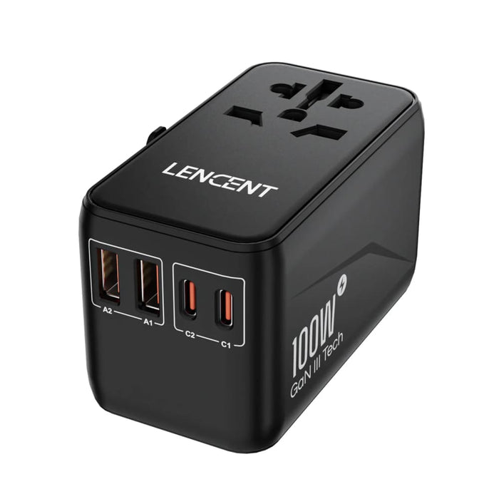 65w/100w Gan Travel Adapter With Fast Charging