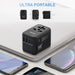 65w/100w Gan Travel Adapter With Fast Charging