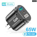 65w Au Plug Gan Charger for Au/nz Tablets Phones