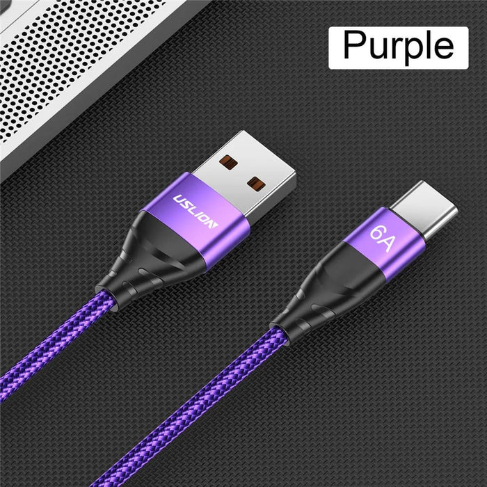 66w Fast Charge Usb c Cable for Huawei P40/p50 Pro