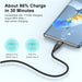 66w Fast Charge Usb c Cable for Huawei P40/p50 Pro