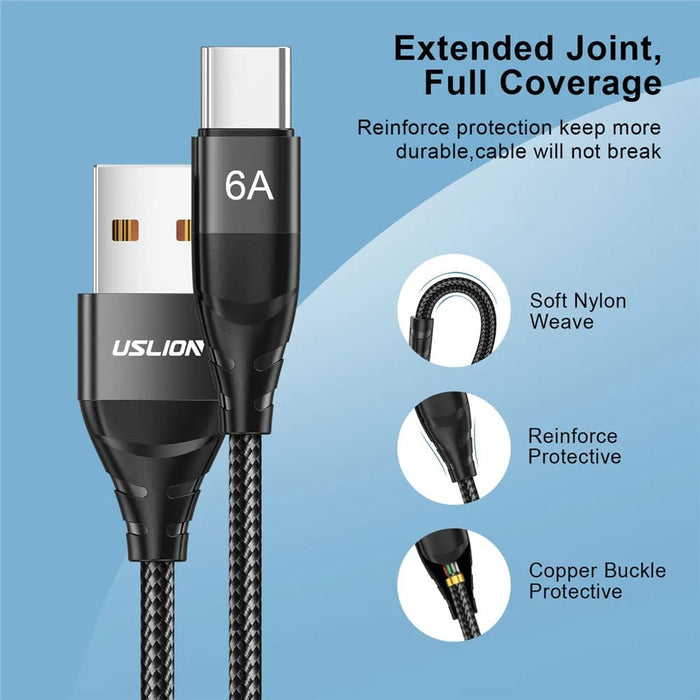 66w Fast Charge Usb c Cable for Huawei P40/p50 Pro