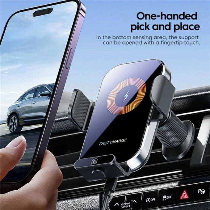 66w Wireless Car Vent Charger Intelligent Induction