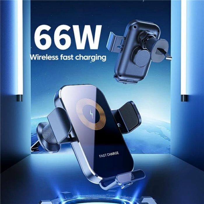 66w Wireless Car Vent Charger Intelligent Induction
