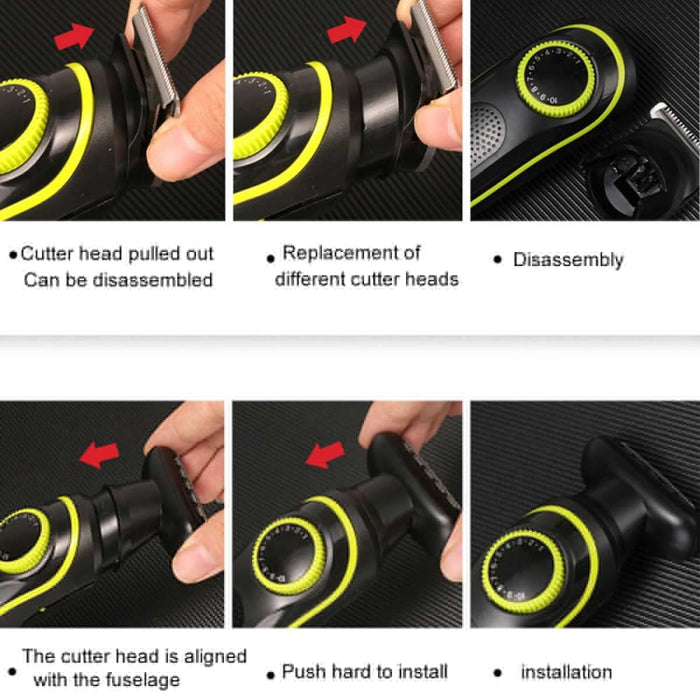 696 Electric Hair Clipper Multifunctional Trimmer Men