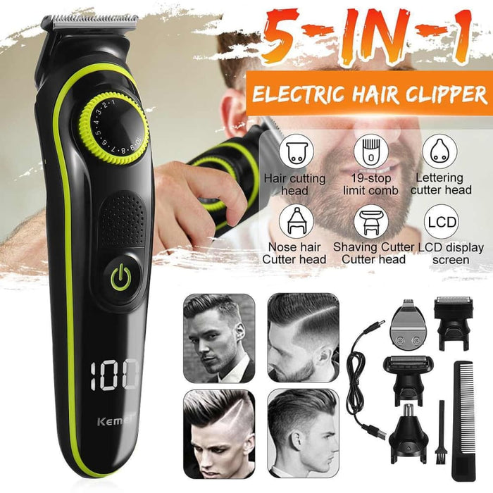 696 Electric Hair Clipper Multifunctional Trimmer Men
