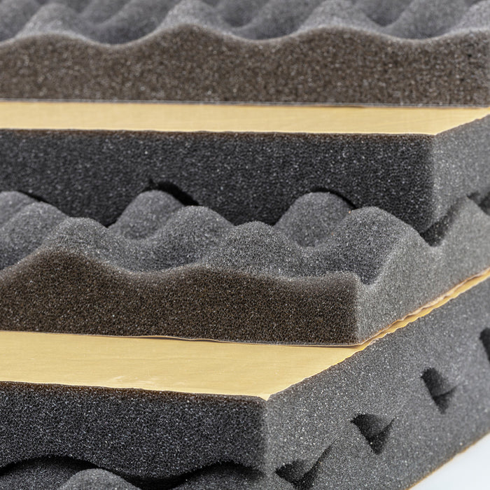 14Pc Acoustic Foam Wall Panels 50X50X5Cm