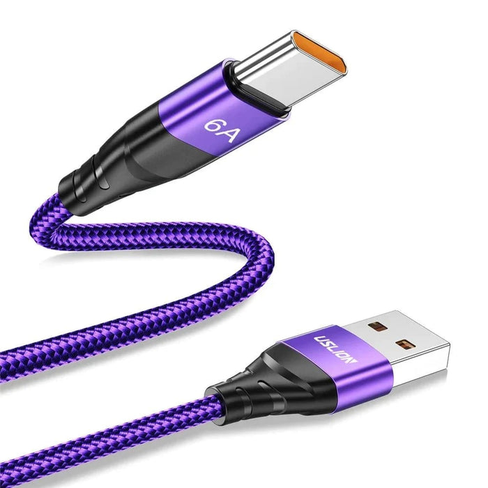 6a Fast Charge Usb c Cable for Xiaomi Iphone 15 Pro