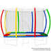 6ft x 9ft Replacement Rectangular Trampoline Pad Rainbow