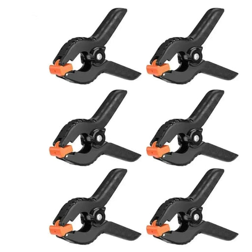 6pc 3 Spring Clamps For Studio Backgrounds