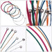6pcs Set Acoustic Guitar Strings Rainbow Colourful