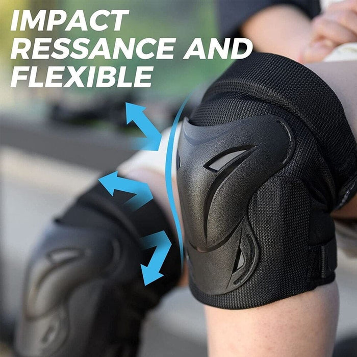 6pcs Adult/child Knee Elbow Pad Wrist Guard Protective Gear