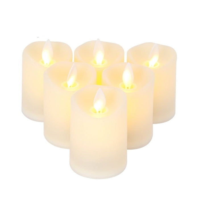 6pcs Battery Operated Led Flameless Candles for Halloween