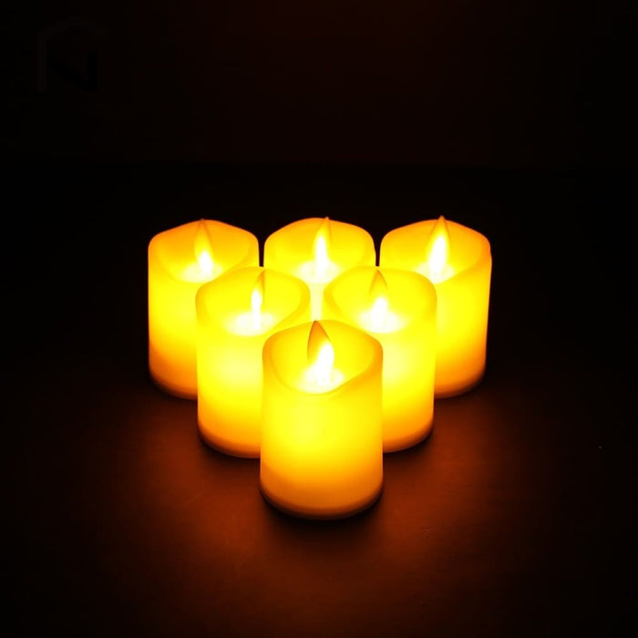 6pcs Battery Operated Led Flameless Candles for Halloween