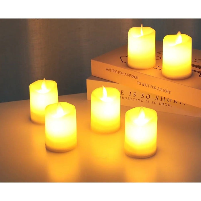 6pcs Battery Operated Led Flameless Candles for Halloween