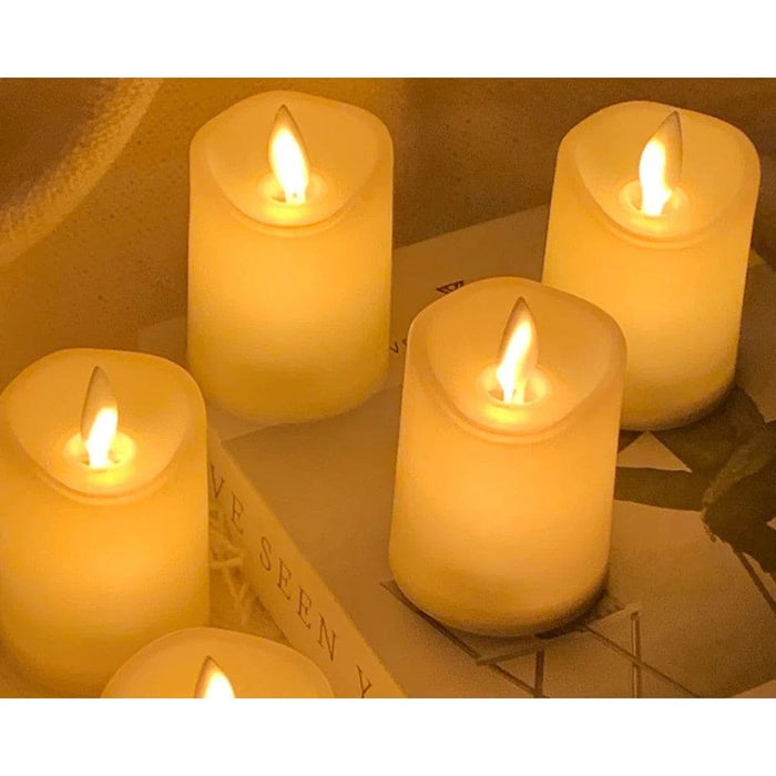 6pcs Battery Powered Flameless Led Candles with Wick