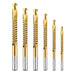 6pcs Cobalt Drill Set Helical Metric Composite Tap Twist