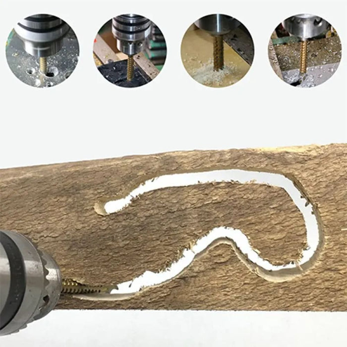 6pcs Cobalt Drill Set Helical Metric Composite Tap Twist