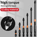 6pcs Magnetic Cross Screwdriver Head For Electric Drill