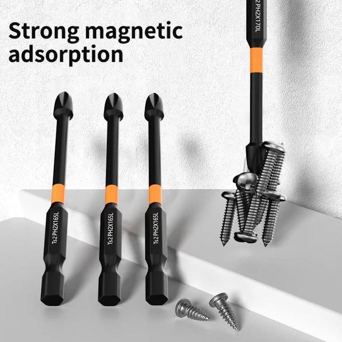 6pcs Magnetic Cross Screwdriver Head For Electric Drill