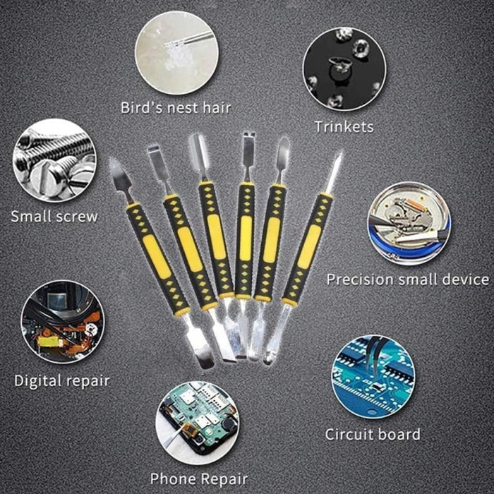 6pcs Metal Crowbar Prying Opening Repair Tool Kit