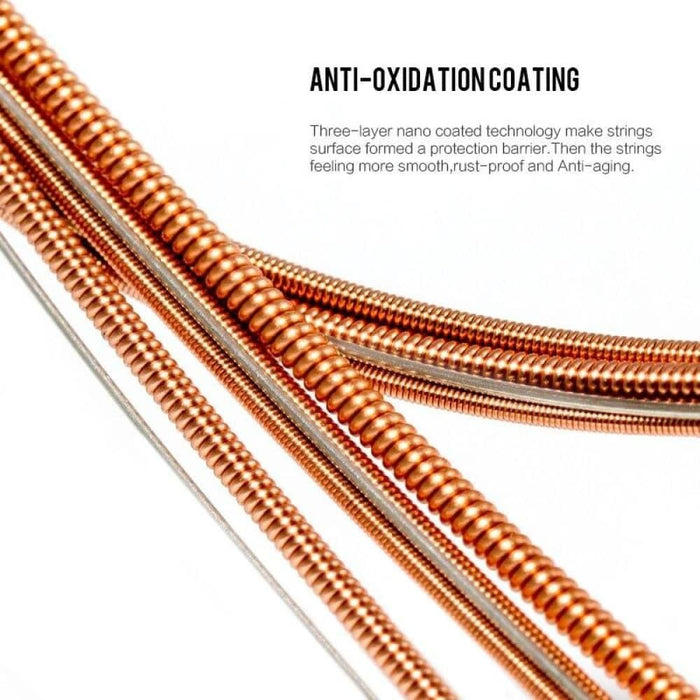 6pcs Set Sa Series Acoustic Guitar Strings Medium Light