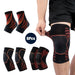 6pcs/set Knee Elbow Ankle Brace Protective Gear Set