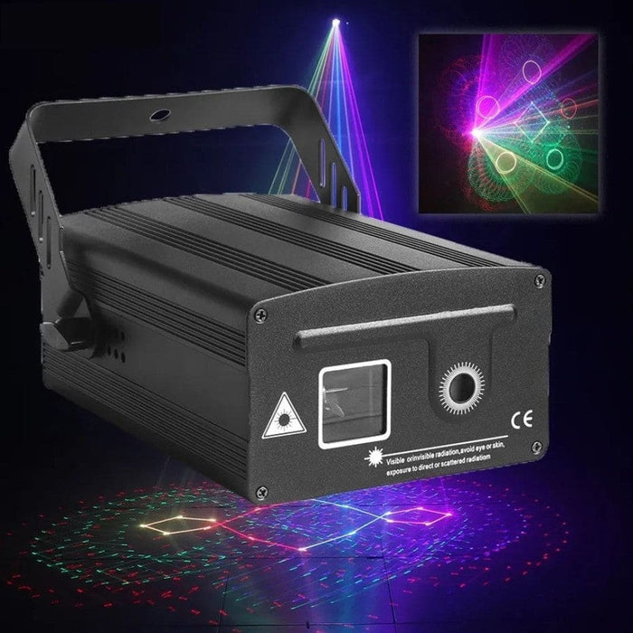 Rgb 7 In 1 Laser Stage Lighting Projector Effect Beam 3d