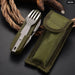 7 in 1 Multifunctional Stainless Steel Foldable Fork Spoon