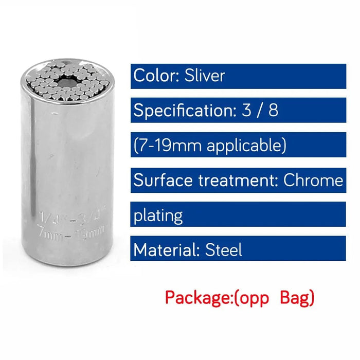 7 19mm Socket Wrench Set For Electric Drill