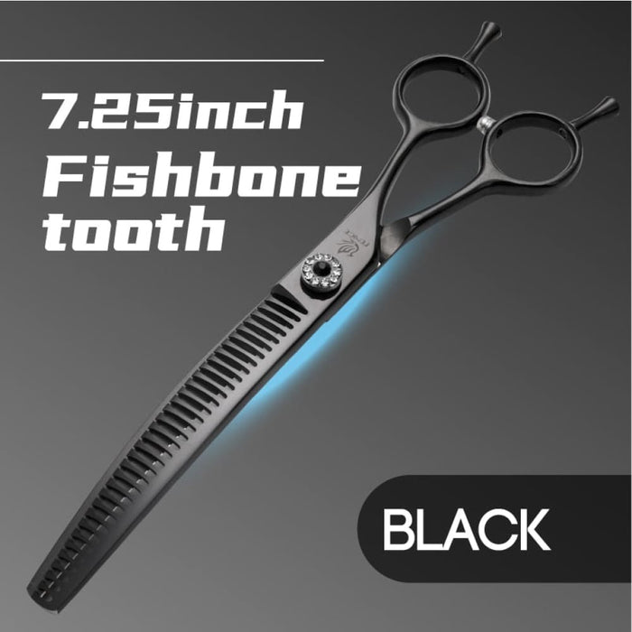 7.25 Inch Professional Dog Grooming Scissors Curved