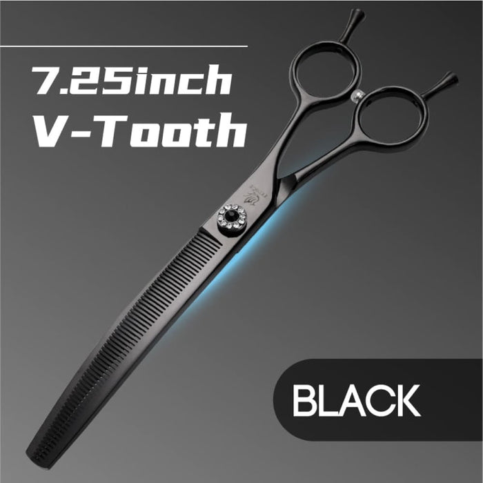 7.25 Inch Professional Dog Grooming Scissors Curved
